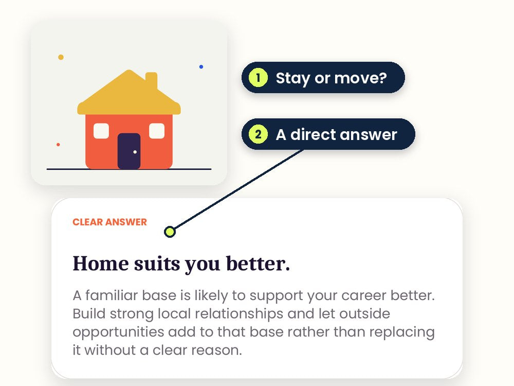 Home or Away sample page